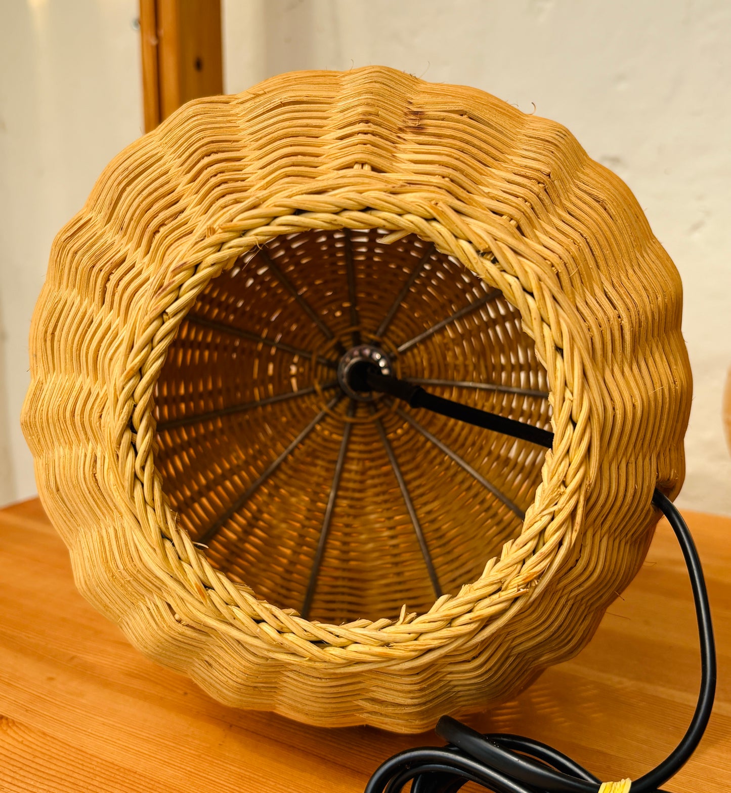 Vintage flet bordlamper
