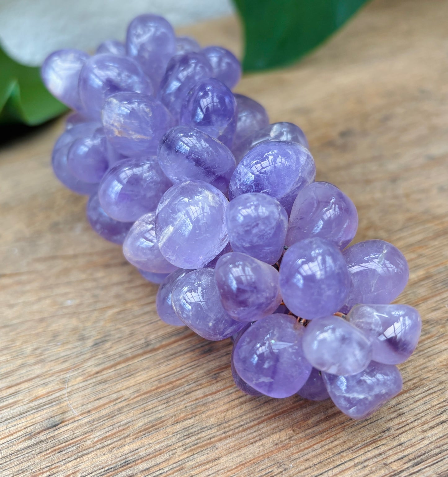 Vintage vindrueklase i ametyst