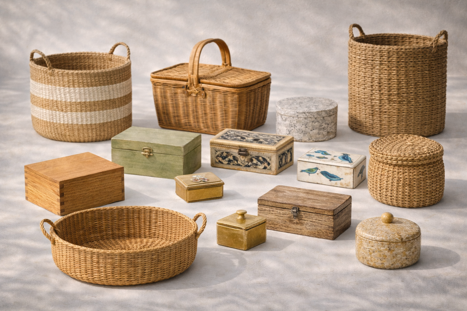 Kurve, æsker og kasser