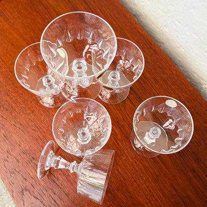 Cristal d’Arques champagne coupes