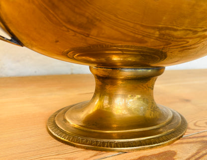 Vintage champagnebowle i messing