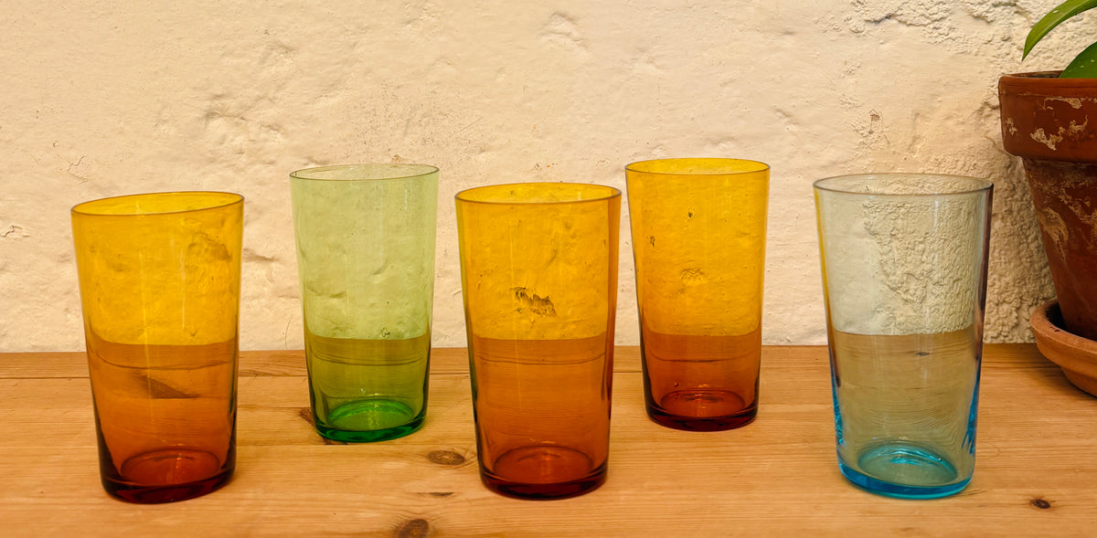 Retro sodavandsglas fra Holmegaard