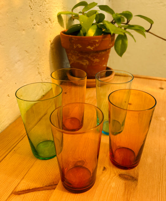 Retro sodavandsglas fra Holmegaard
