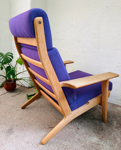 Hans J. Wegner højrygget lænestol
