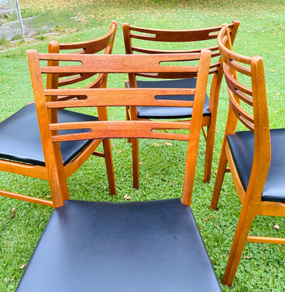 4 stk. Farstrup Model 219 / Della spisebordsstole