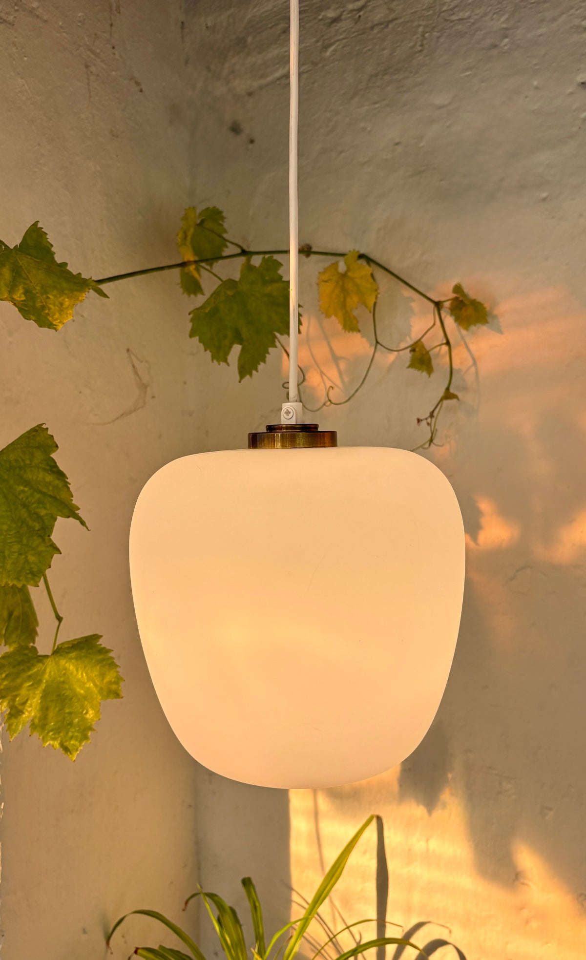 Fog & Mørup vintagelampe i opalglas