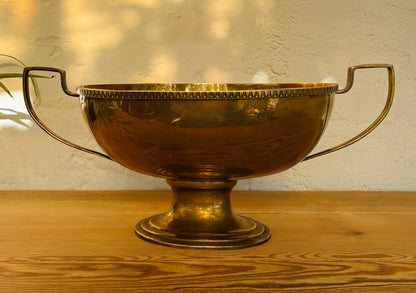 Vintage champagnebowle i messing