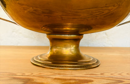 Vintage champagnebowle i messing