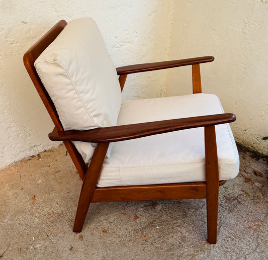 Armchair oak/teak