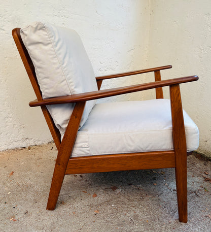 Armchair oak/teak