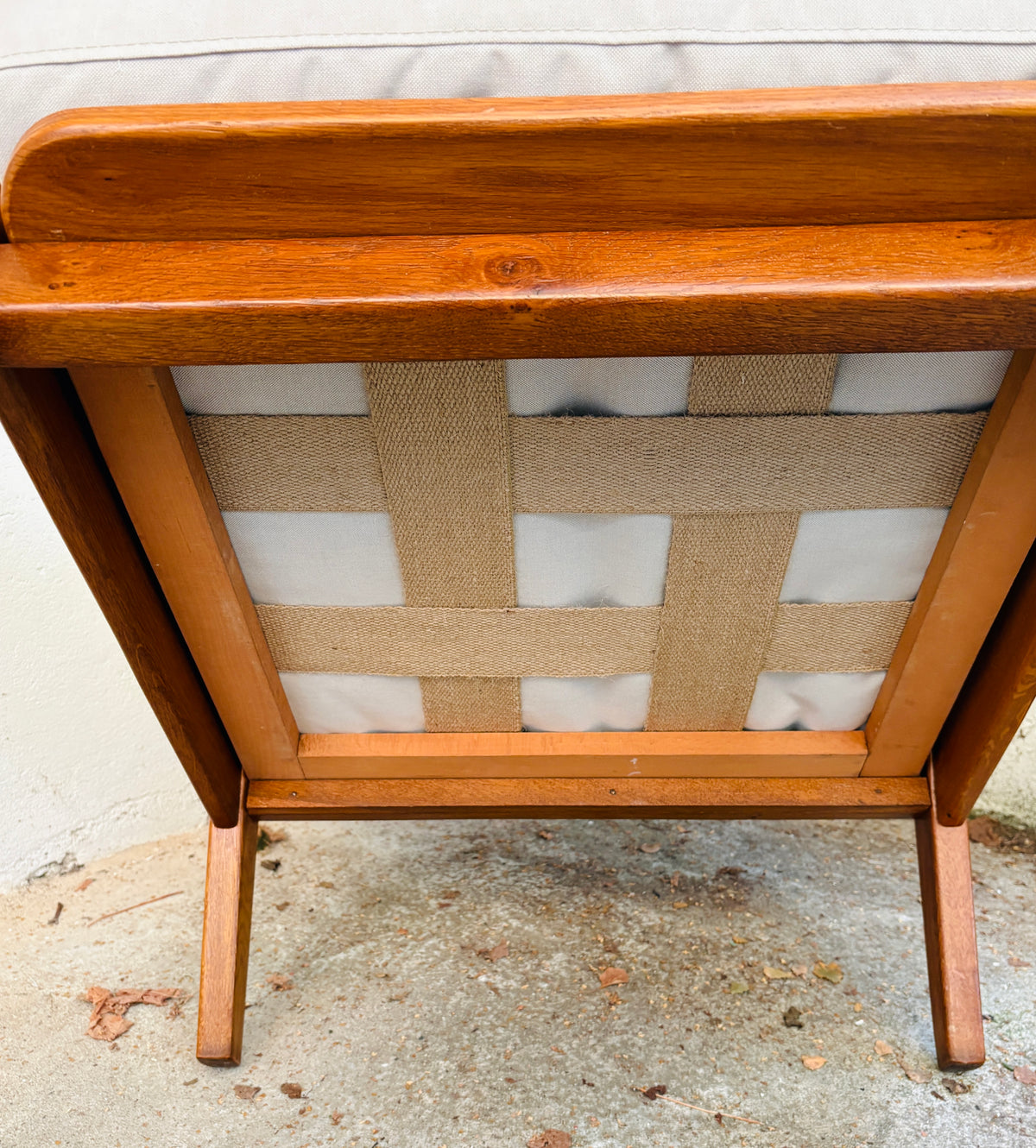 Armchair oak/teak