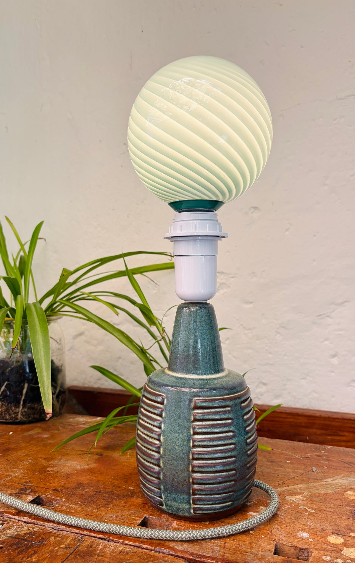 Søholm stentøjsbordlampe model 1012