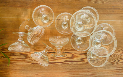 Champagneskål fra Holmegaards Ejby-serie