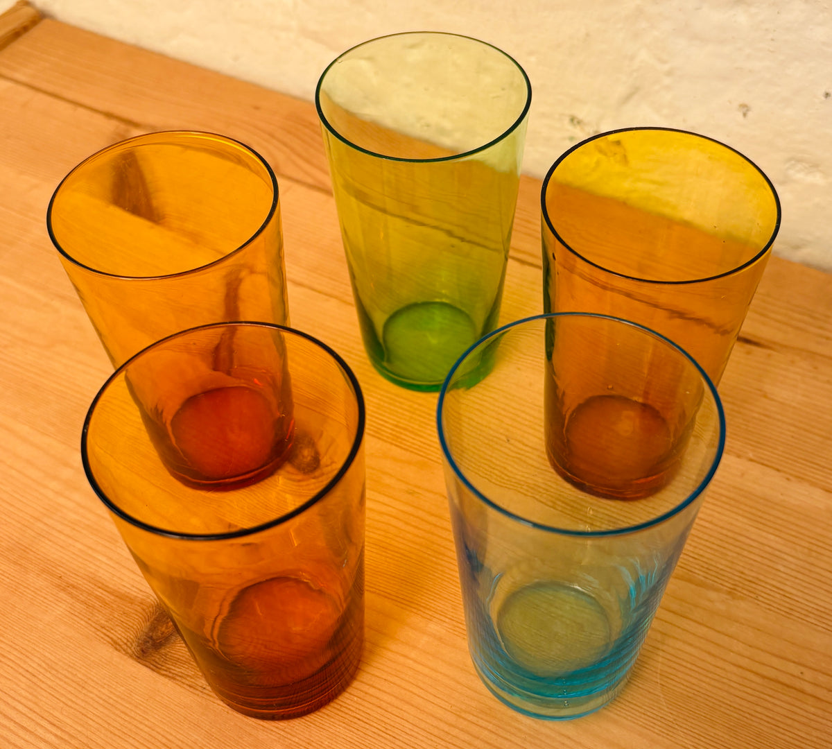 Retro sodavandsglas fra Holmegaard