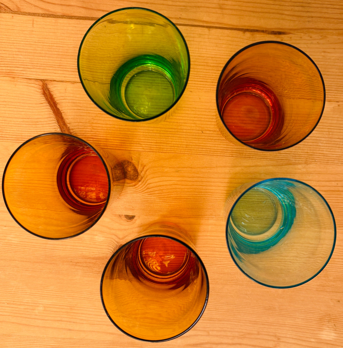 Retro sodavandsglas fra Holmegaard