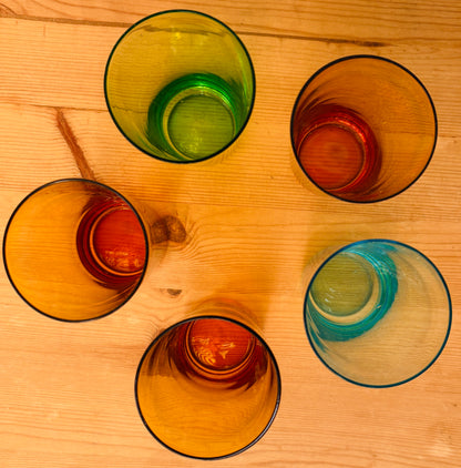 Retro sodavandsglas fra Holmegaard