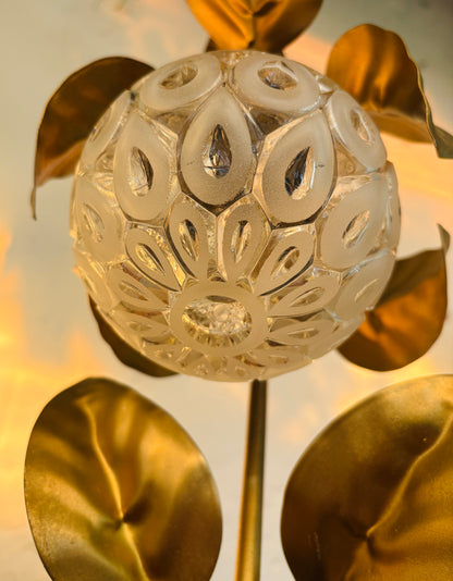Vintage bordlampe i Hollywood Regency-stil