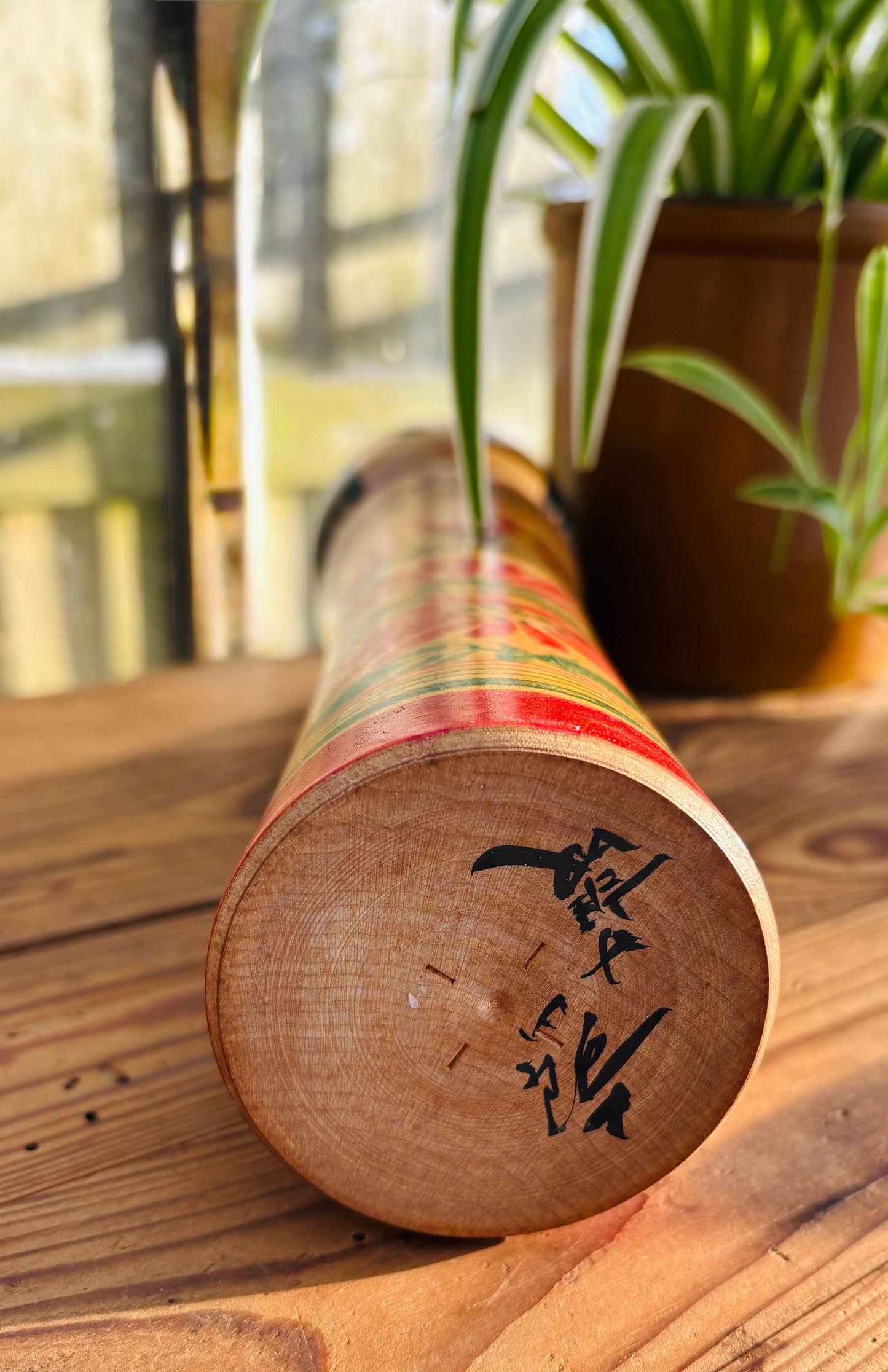 Vintage Japansk Kokeshi – 30 cm