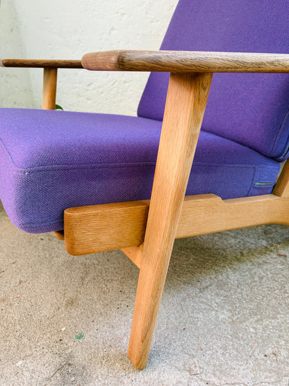 Hans J. Wegner højrygget lænestol