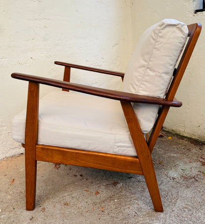 Armchair oak/teak
