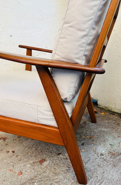 Armchair oak/teak