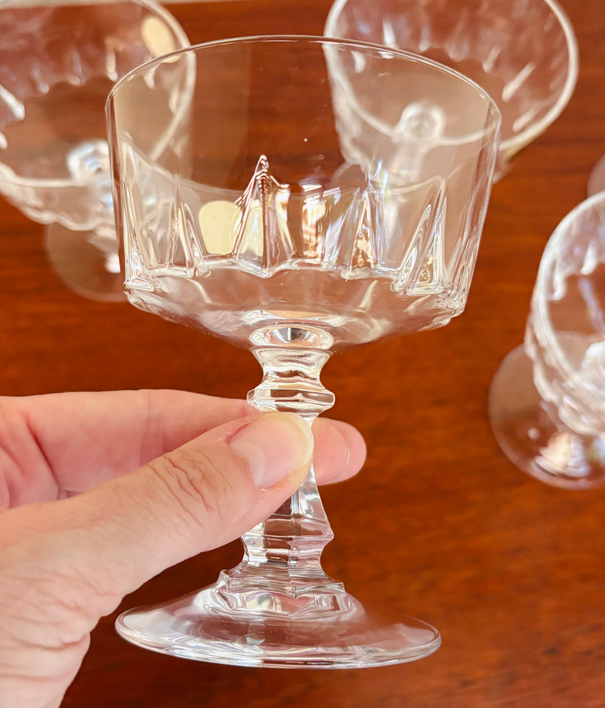 Cristal d’Arques champagne coupes