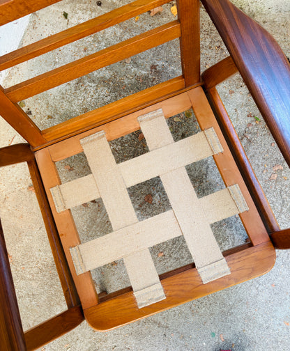 Armchair oak/teak