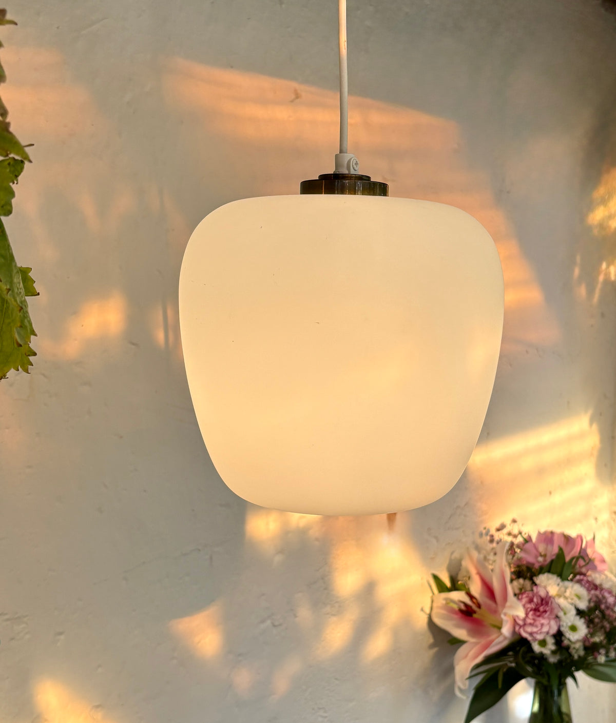 Fog & Mørup vintagelampe i opalglas