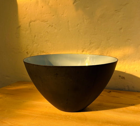 Old Krenit bowl in light blue, large