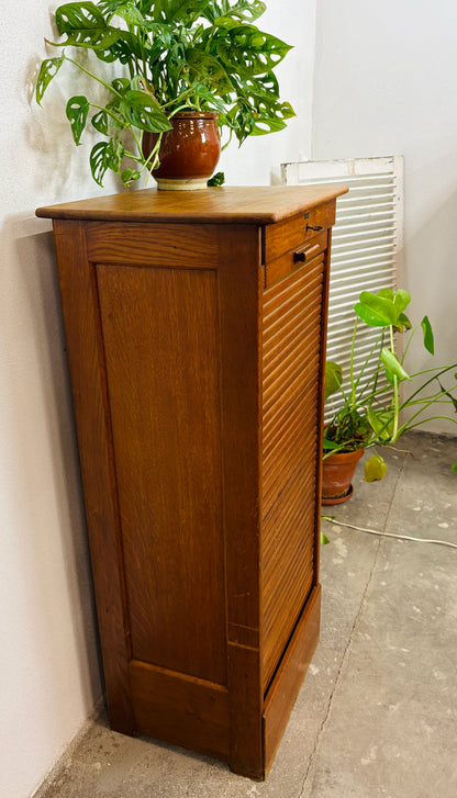 Jalousiskab med fine detaljer