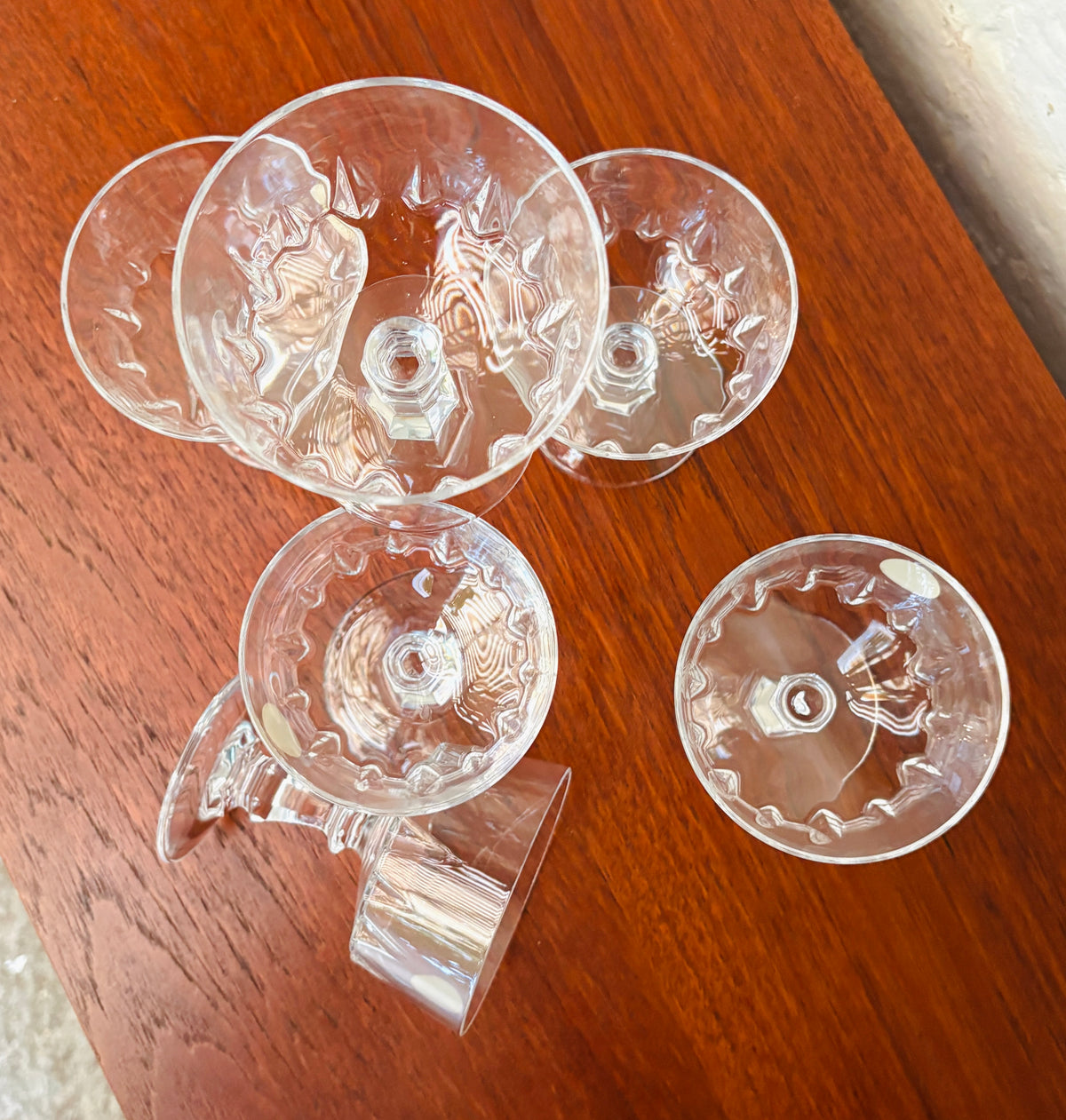 Cristal d’Arques champagne coupes