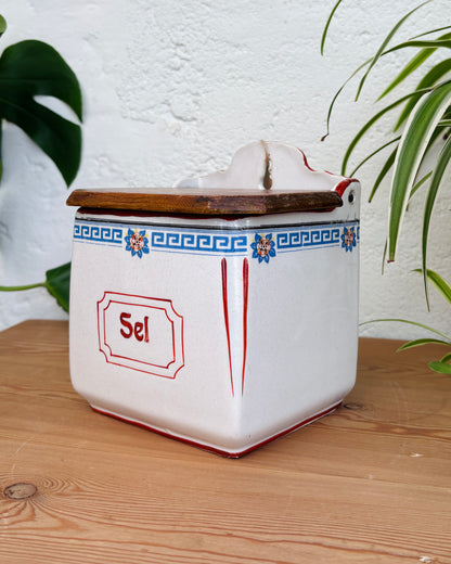 Charmerende fransk vintage saltkar