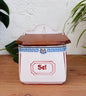 Charmerende fransk vintage saltkar