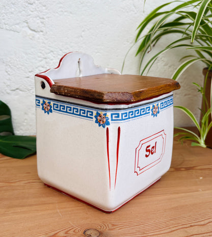 Charmerende fransk vintage saltkar