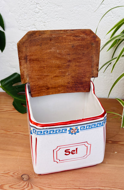 Charmerende fransk vintage saltkar