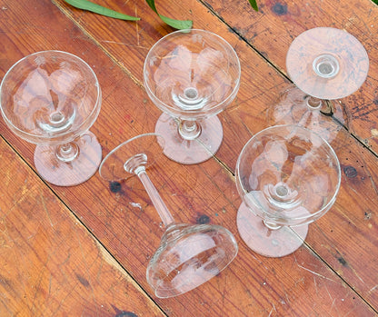 Franske champagneskåle