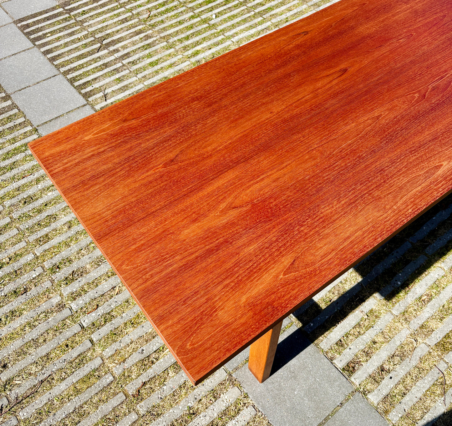 Vintage spise/tegnebord i teak og eg