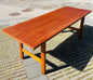 Vintage spise/tegnebord i teak og eg