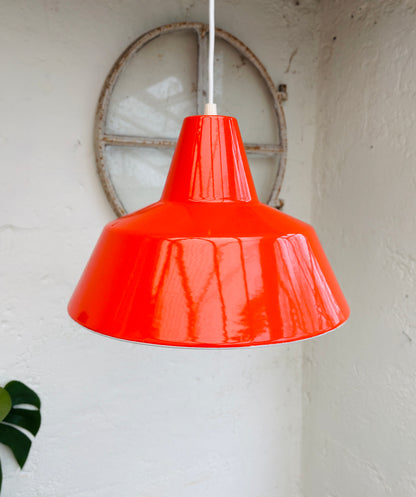 Original Louis Poulsen værkstedspendel – orange