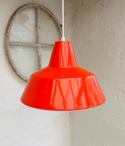 Original Louis Poulsen værkstedspendel – orange