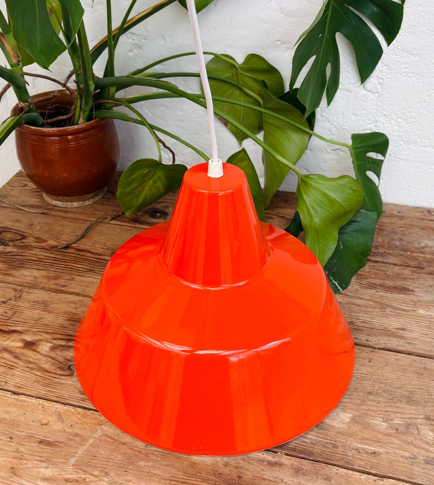 Original Louis Poulsen værkstedspendel – orange