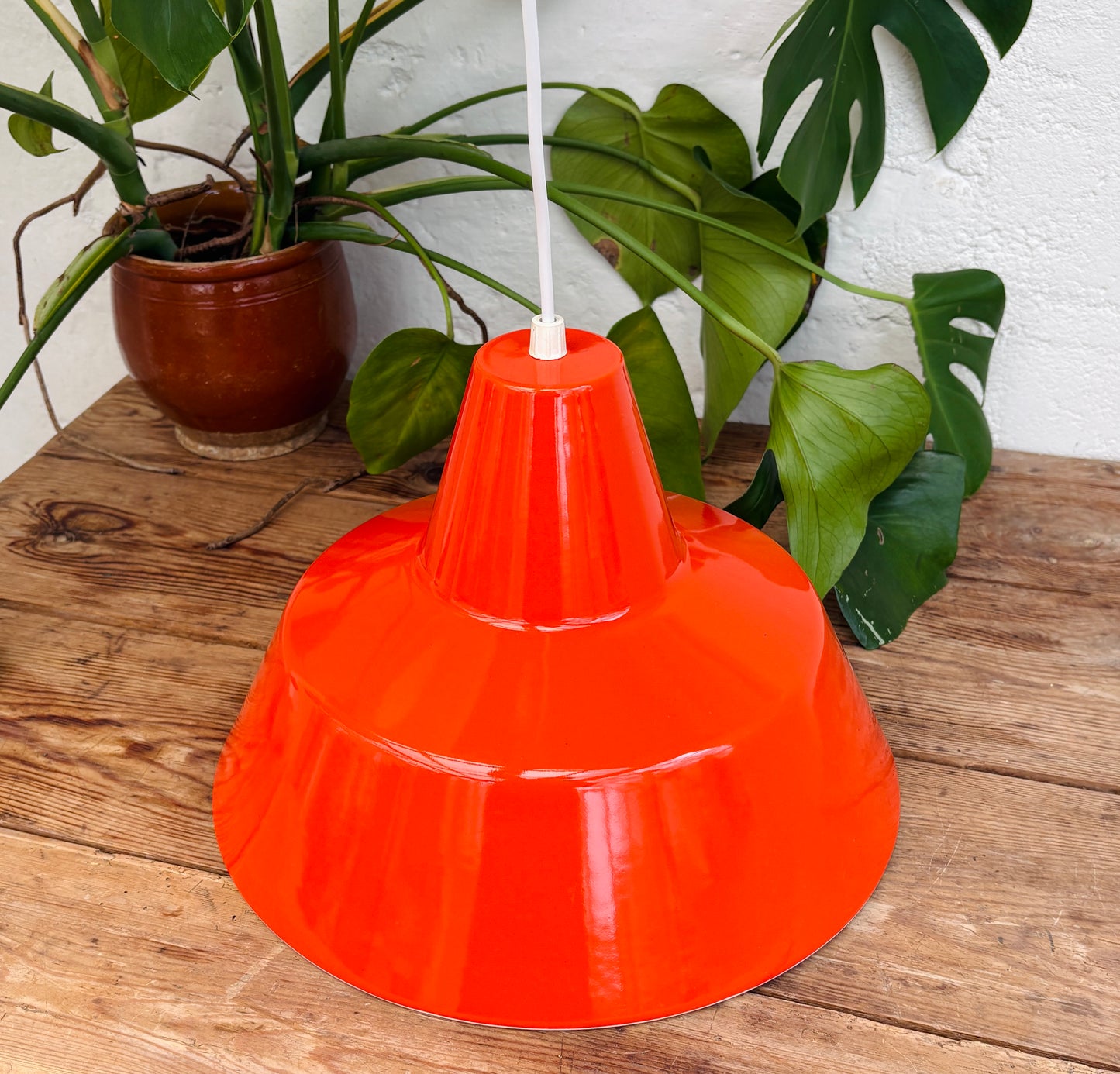 Original Louis Poulsen værkstedspendel – orange