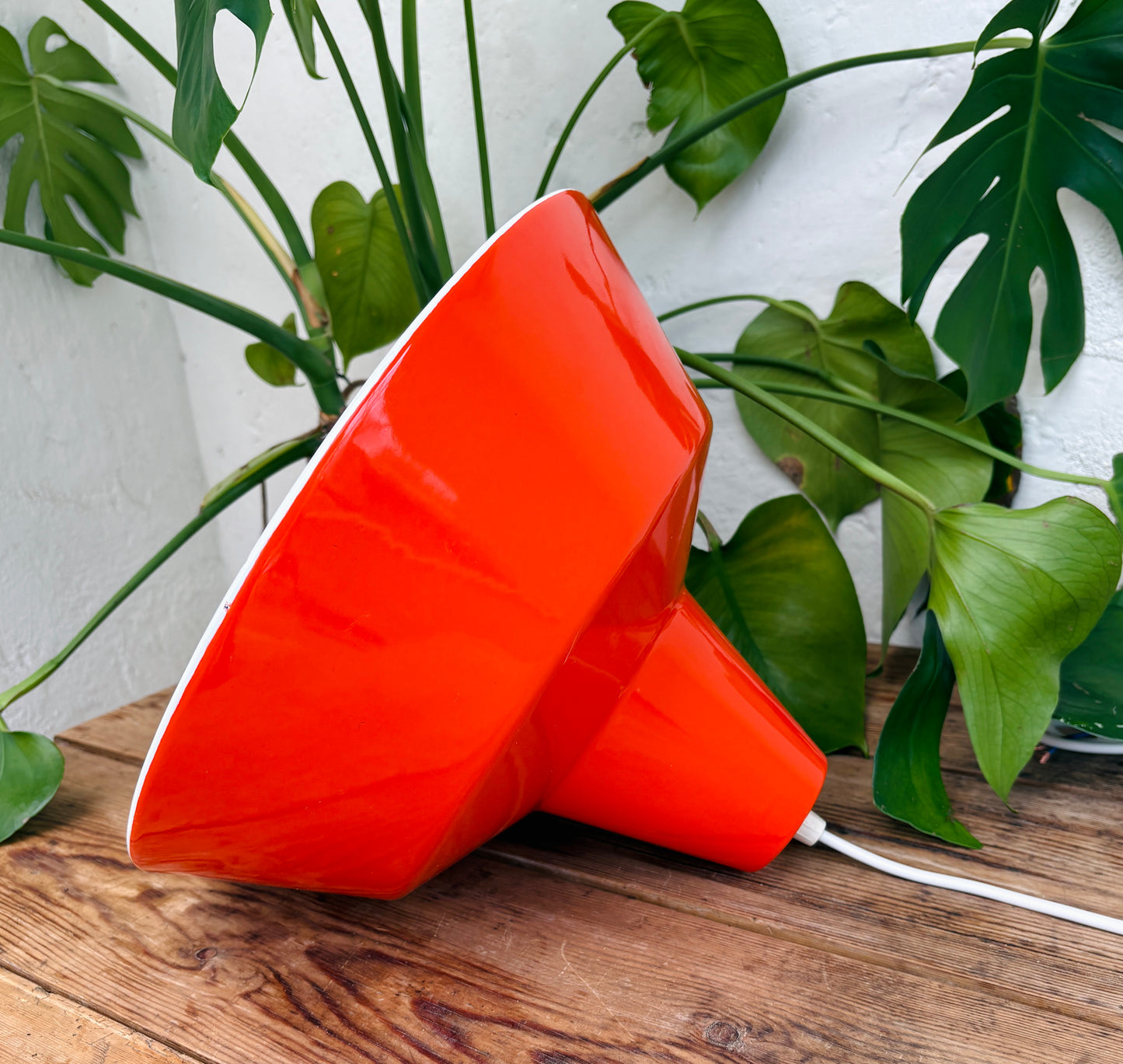 Original Louis Poulsen værkstedspendel – orange