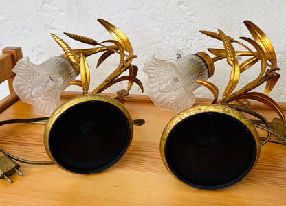 2 stk. Hollywood Regency bordlamper