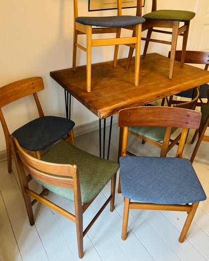 Samling spisebordsstole