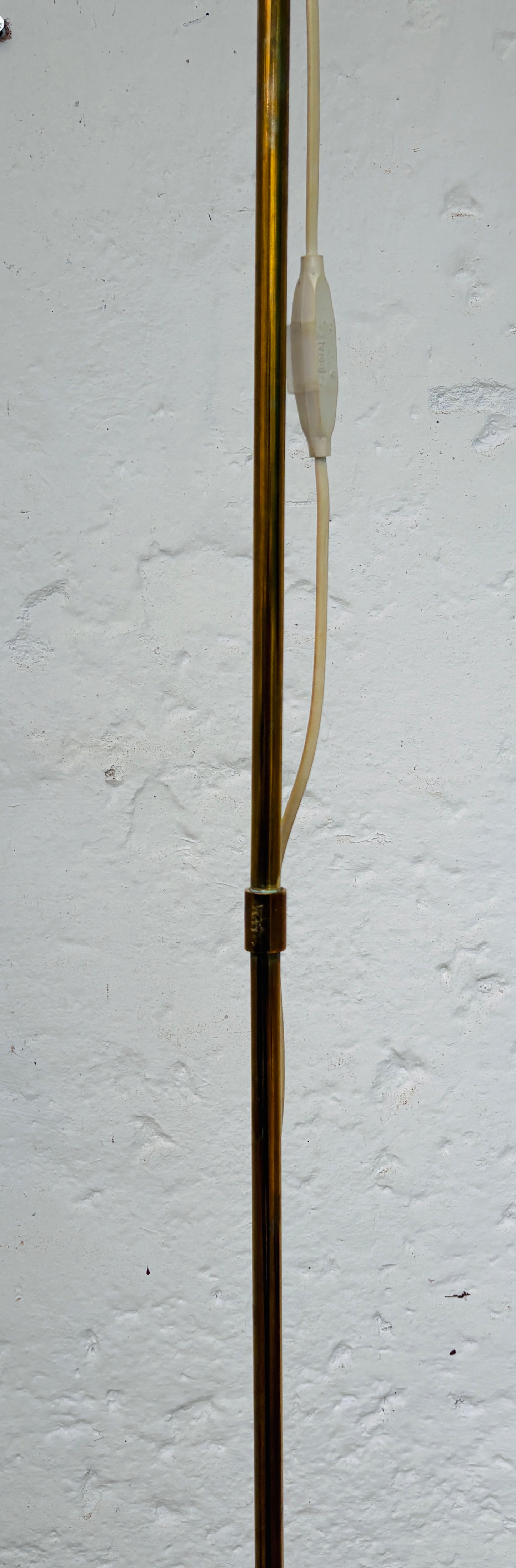 Vintage standerlampe i messing
