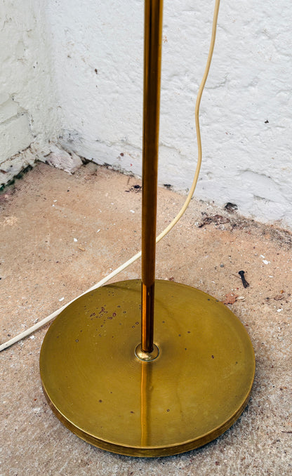 Vintage standerlampe i messing