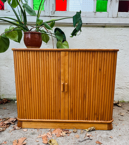 Vintage Jalousiskab med to låger