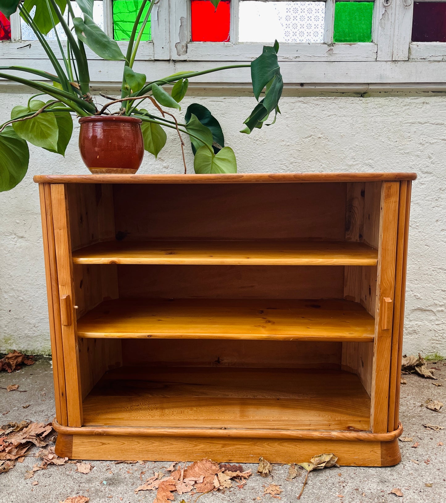 Vintage Jalousiskab med to låger