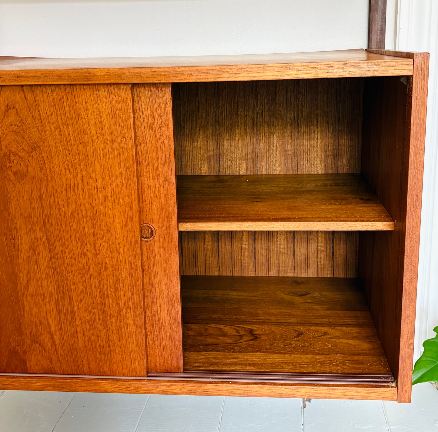 PS reolsystem i teak